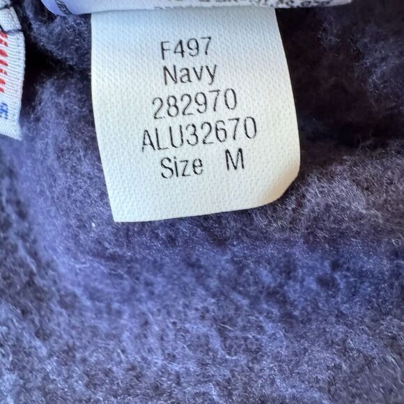 American Apparel F497 Rick & Morty Mr. Meeseeks Unisex Fleece Zip Hoodie Navy M - Picture 5 of 8